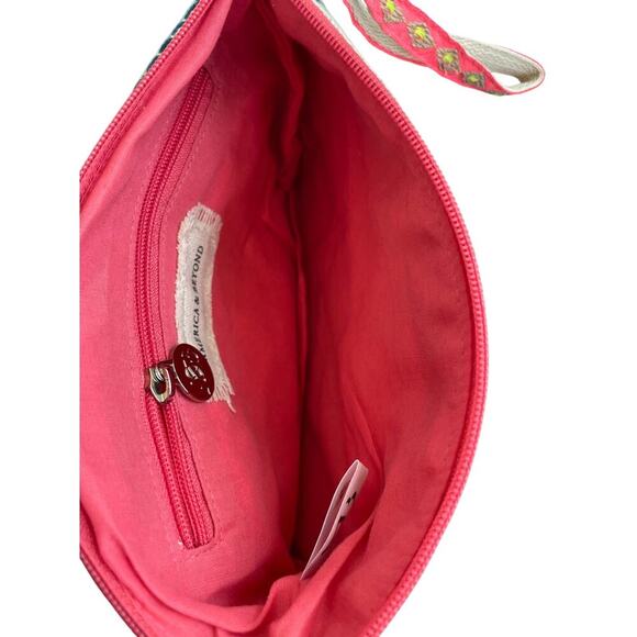 American & Beyond Clutch Wristlet Embellished Hand Beaded sequin knit aesthetic - Picture 7 of 11